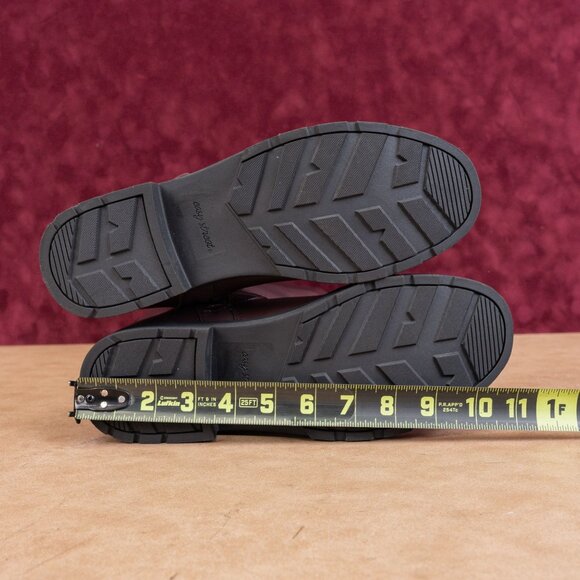 Easy Street Women Erica Burgundy Wide Calf Faux Leather Riding Knee Boots sz 10 - Picture 5 of 10